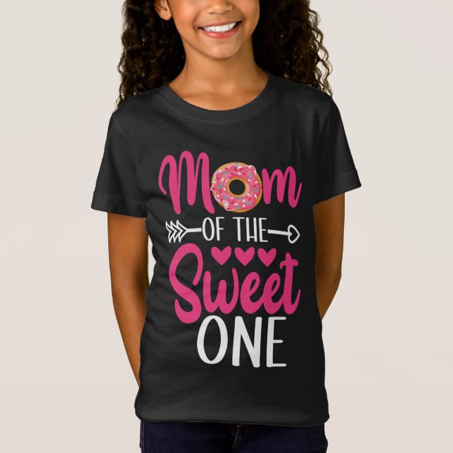 Camiseta Mamá del Donut Espolvoreado Dulce (Anverso)
