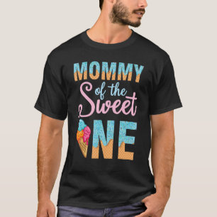 Camiseta Mamá Del Dulce Helado Un Feliz Cumpleaños Para