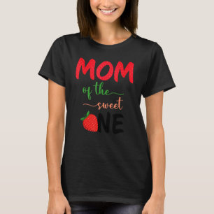 Camiseta Mamá Del Dulce Un Cumpleaños De Fresa