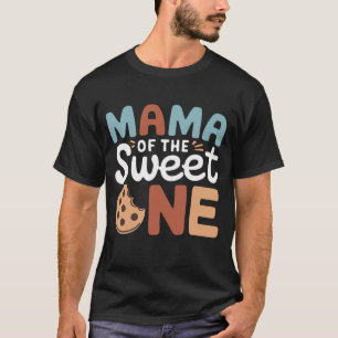 Camiseta Mama del dulce uno galletas y leche día de la madr
