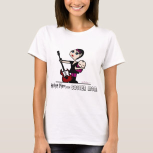 Camiseta Mamá del eje de balancín, no mamá del fútbol