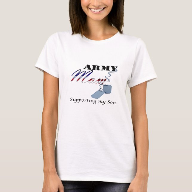 Camiseta Mamá del ejército (Anverso)