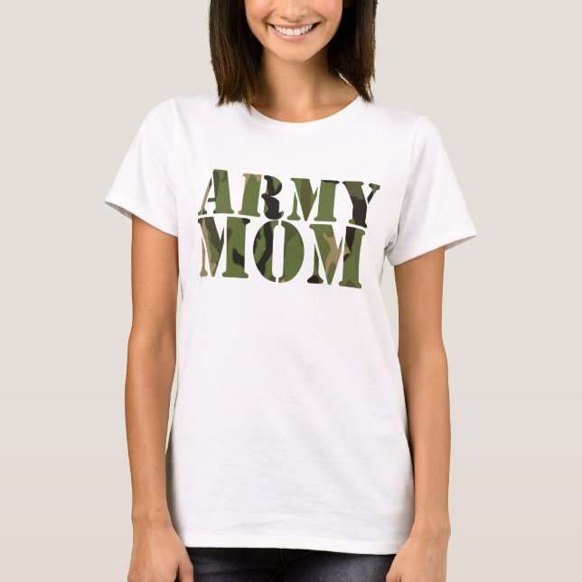 Camiseta Mamá del ejército (Anverso)