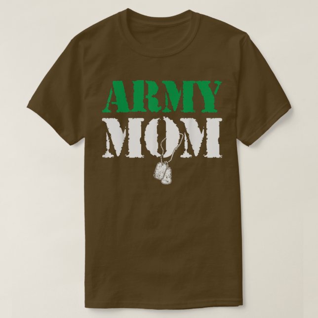 Camiseta Mamá del ejército orgullosa de ser Inspiradora dic (Diseño del anverso)