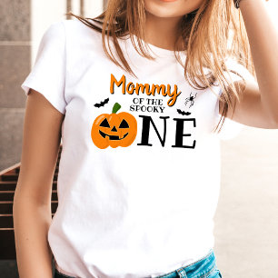 Camiseta Mamá del Espeluznante Cumpleaños de Halloween 1