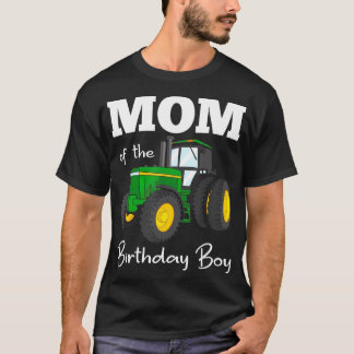 Camiseta Mamá Del Fiesta De La Granja De Tractores De Cumpl