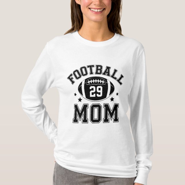 Camiseta mamá del fútbol americano (Anverso)