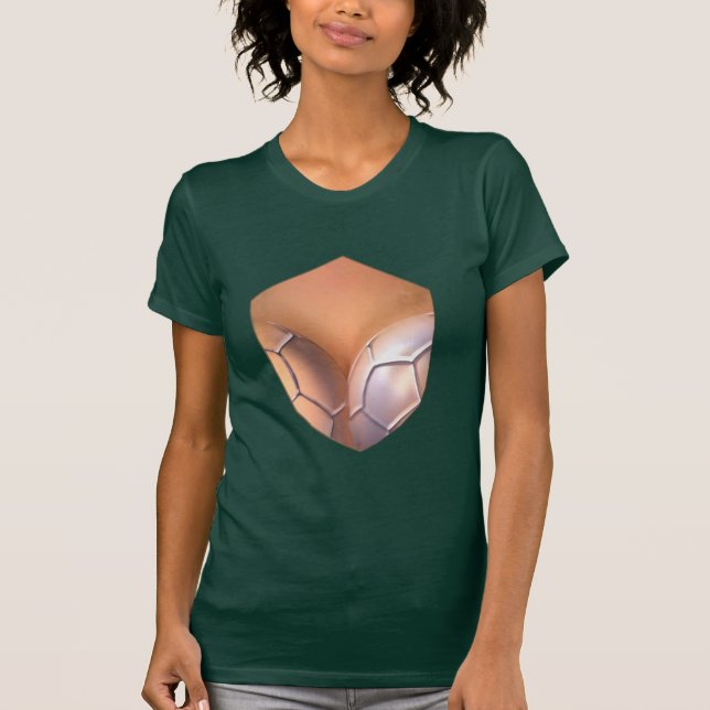 Camiseta Mamá del fútbol - mamá traviesa del fútbol (Anverso)