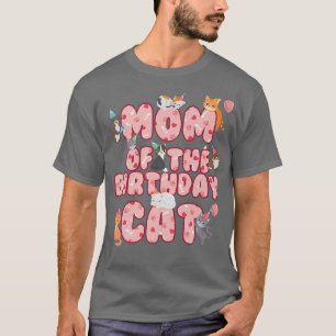 Camiseta Mamá del Gato de Cumpleaños Madre Gatita Gatita Am