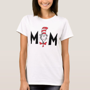 Camiseta Mamá del gato en el sombrero de Dr. Seuss