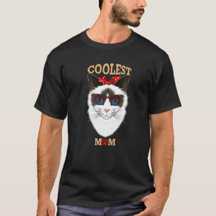 Camiseta Mamá del gato más fría de Ragdoll, mamá del gato d