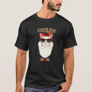 Camiseta Mamá del gato más frío de Turquía Angora de mamá d