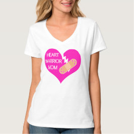 Camiseta Mamá del guerrero del corazón, defecto congénito