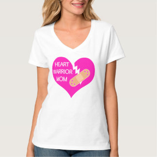 Camiseta Mamá del guerrero del corazón, defecto congénito