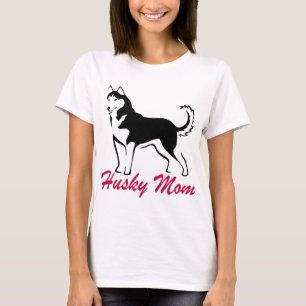 Camiseta Mamá del husky siberiano