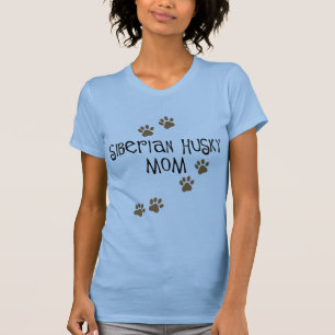 Camiseta Mamá del husky siberiano