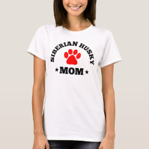 Camiseta Mamá del husky siberiano