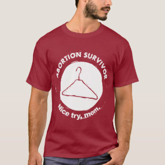 Camiseta Mamá del intento del superviviente del aborto Niza