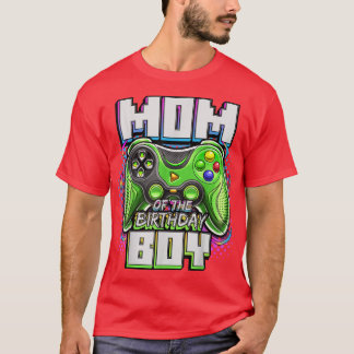 Camiseta Mamá del juego de video de natación del niño cumpl