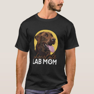 Camiseta Mamá del Laboratorio de Chocolate recuperadora de 