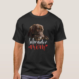 Camiseta Mamá del Laboratorio de Chocolate recuperadora de