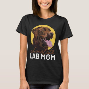Camiseta Mamá del Laboratorio de Chocolate recuperadora de 