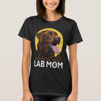Camiseta Mamá del Laboratorio de Chocolate recuperadora de 