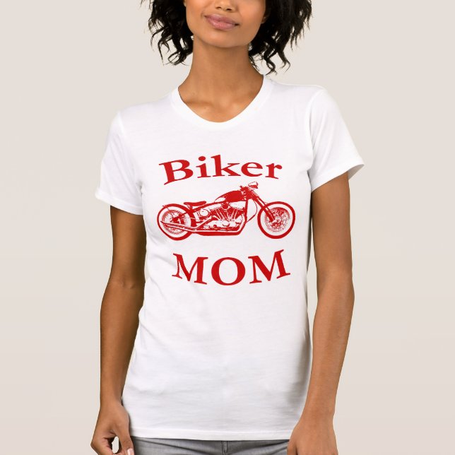 Camiseta Mamá del motorista (Anverso)