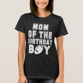 Camiseta Mamá Del Nacimiento Del Deporte De Fútbol