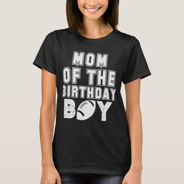 Camiseta Mamá Del Nacimiento Del Deporte De Fútbol (Anverso)