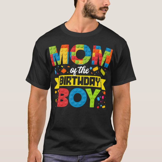 Camiseta Mamá Del Nacimiento Maestro Builder Niños Buildi (Anverso)