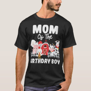 Camiseta Mamá Del Nacimiento Niño Granja Animales Parte De