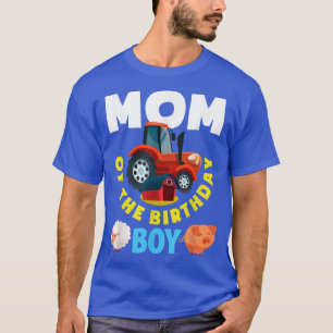 Camiseta Mamá Del Nacimiento Niño Granjero Tractor Nacido