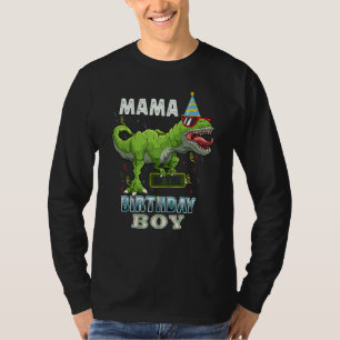 Camiseta Mamá Del Nacimiento Niño Rex Dinosaur Birthday Par