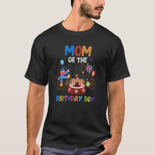 Camiseta Mamá Del Nacimiento Niño Ringmaster Circus Cumplea