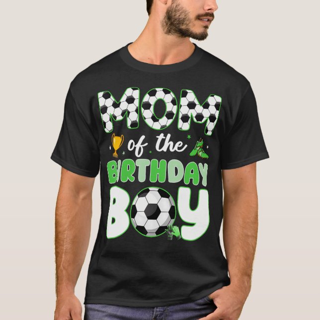 Camiseta Mamá Del Niño Cumpleañero Fiesta De Cumpleaños Div (Anverso)
