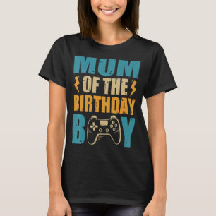 Camiseta Mamá del niño cumpleaños familia coincidente Gamep