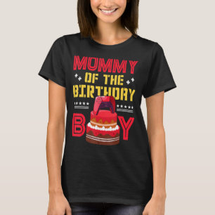 Camiseta Mamá del niño cumpleaños Gamepad Gamer Fami del dí