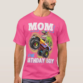 Camiseta Mamá del niño cumpleaños Monstruo de Dinosaurio Tr