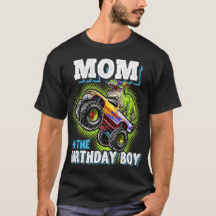 Camiseta Mamá del niño cumpleaños Monstruo de Dinosaurio Tr