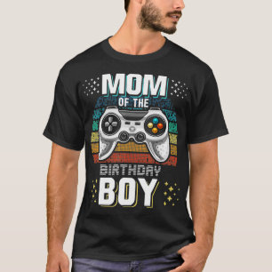 Camiseta Mamá del niño cumpleaños que coincide con el nacim
