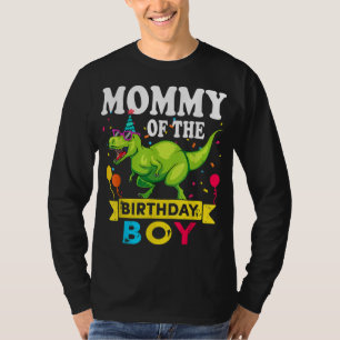 Camiseta Mamá del niño cumpleaños T-Rex RAWR Dinosaur Birt