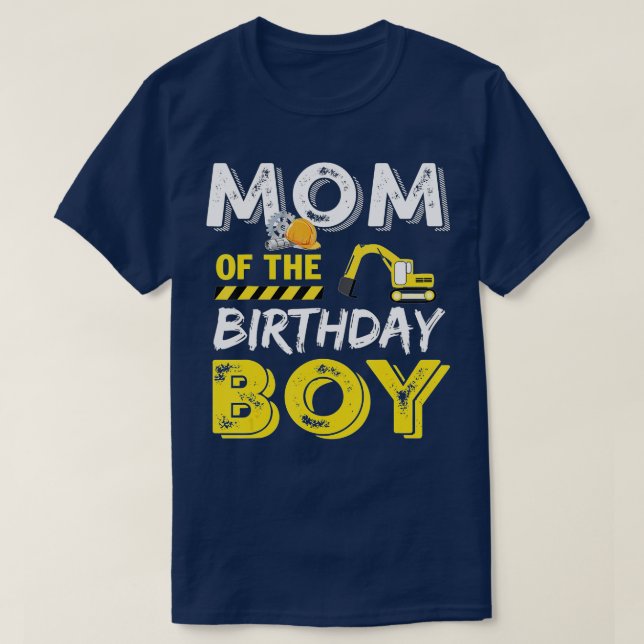 Camiseta Mamá del niño de cumpleaños (38) (Diseño del anverso)