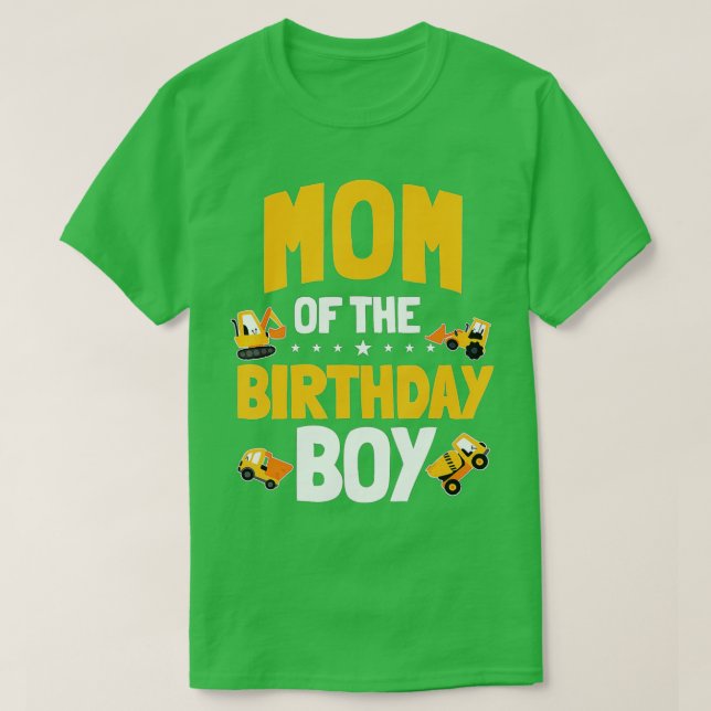 Camiseta Mamá del niño de cumpleaños (41) (Diseño del anverso)