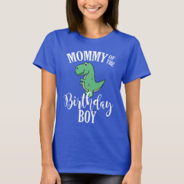Camiseta Mamá del niño de cumpleaños de los dinosaurios