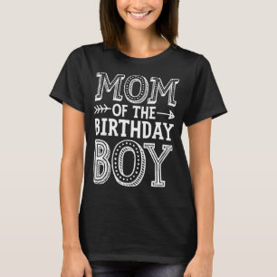 Camiseta Mamá del niño de cumpleaños Divertida Madre Famili