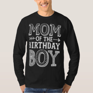 Camiseta Mamá del niño de cumpleaños Divertida Madre Famili