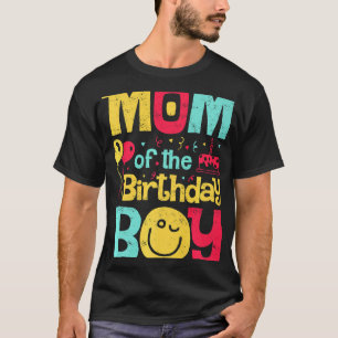 Camiseta Mamá del niño de cumpleaños Divertida Madre Famili