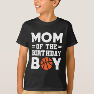 Camiseta Mamá Del Niño De Cumpleaños, Entrenador De Bysketb