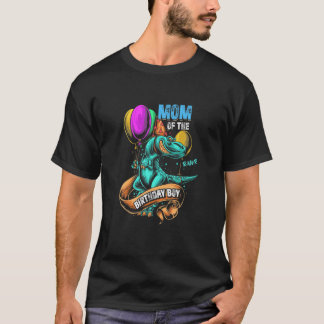 Camiseta Mamá Del Niño De Cumpleaños Familia RAWR Rex Dinos